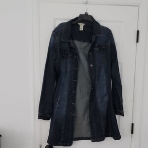 Indigo Rein Dark Blue Jean Jacket